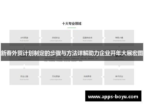新春外贸计划制定的步骤与方法详解助力企业开年大展宏图